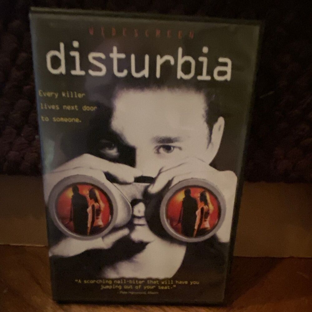 Disturbia (2007) DVD widescreen Shia LaBeouf Sarah Roemer pg-13